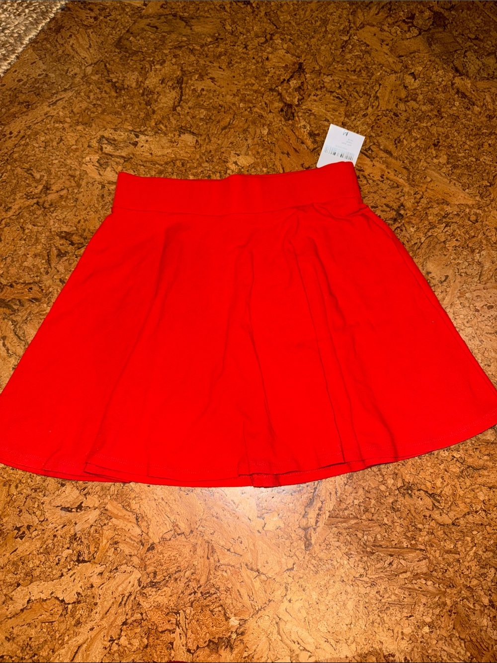Forever 21 Red Circle Skater Skirt